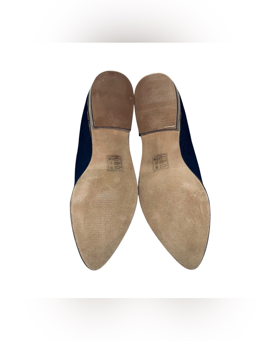 BEAST FASHION Denim Pointed D'Orsay Flats - Picture 4 of 6